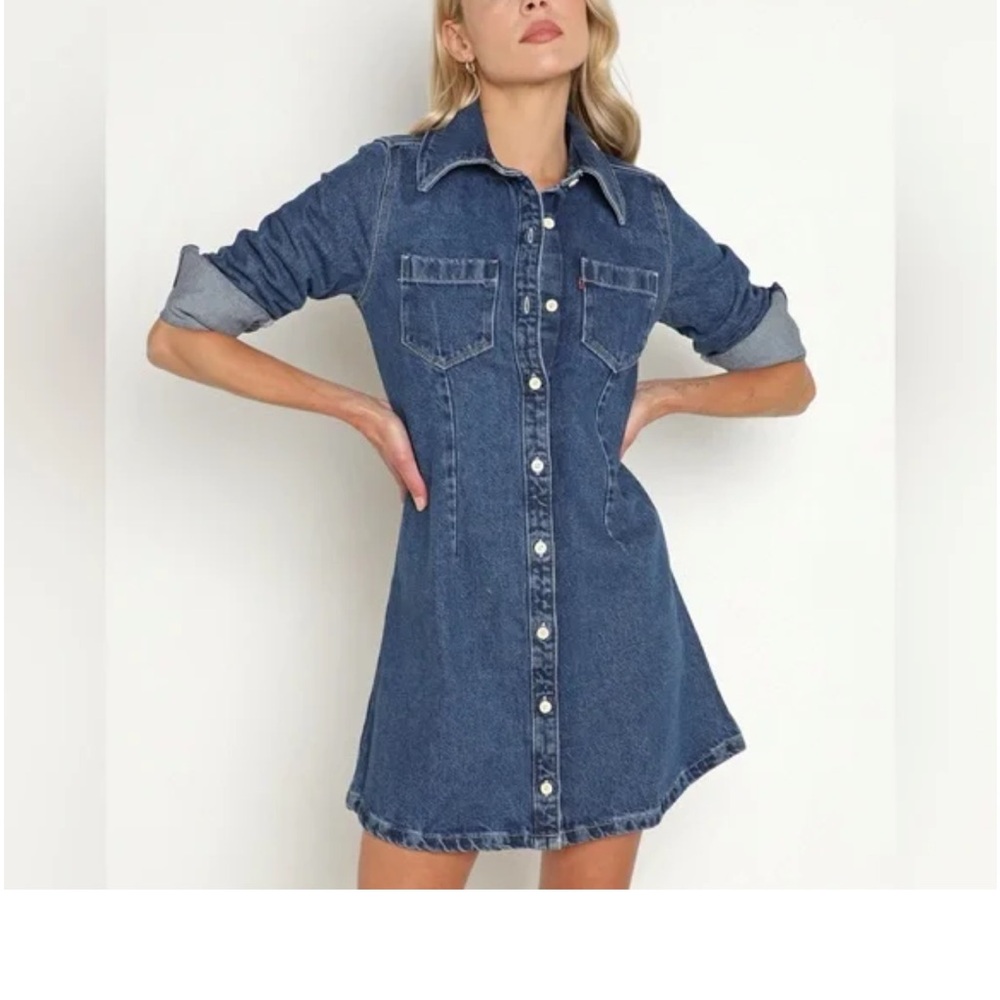 Levi’s Denim Button-Up Dress